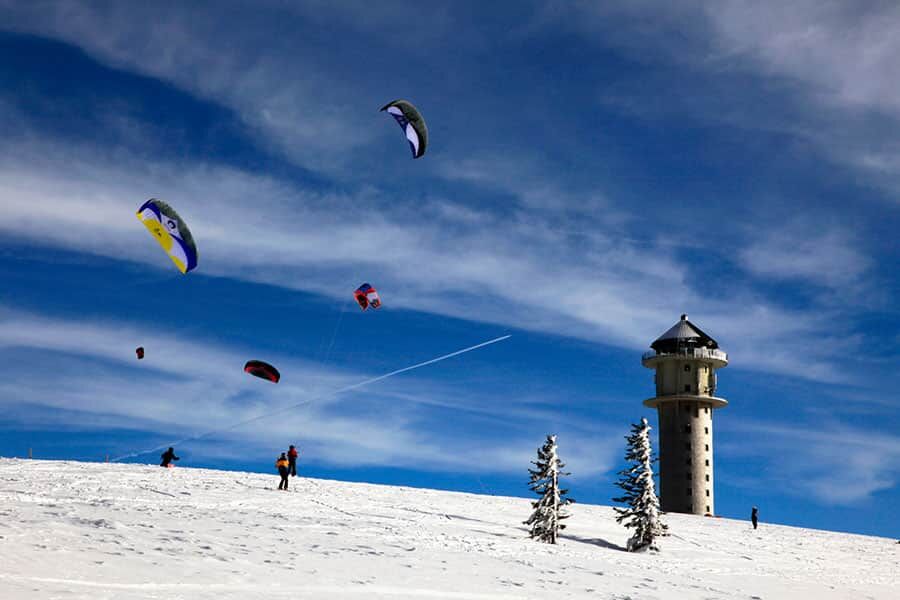 Winter sport on the Feldberg