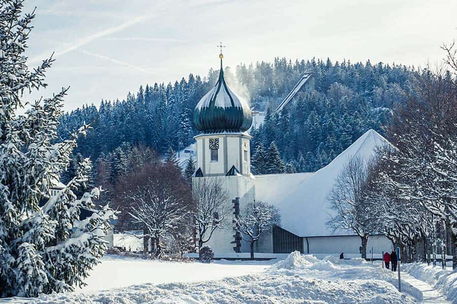 Kirchgang in Hinterzarten